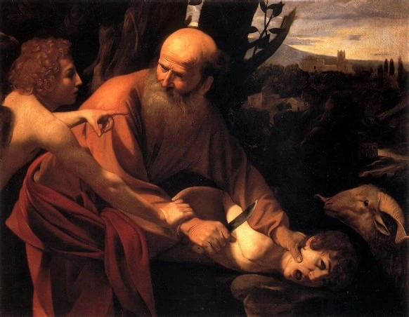 El Sacrificio de Issac por Caravaggio
